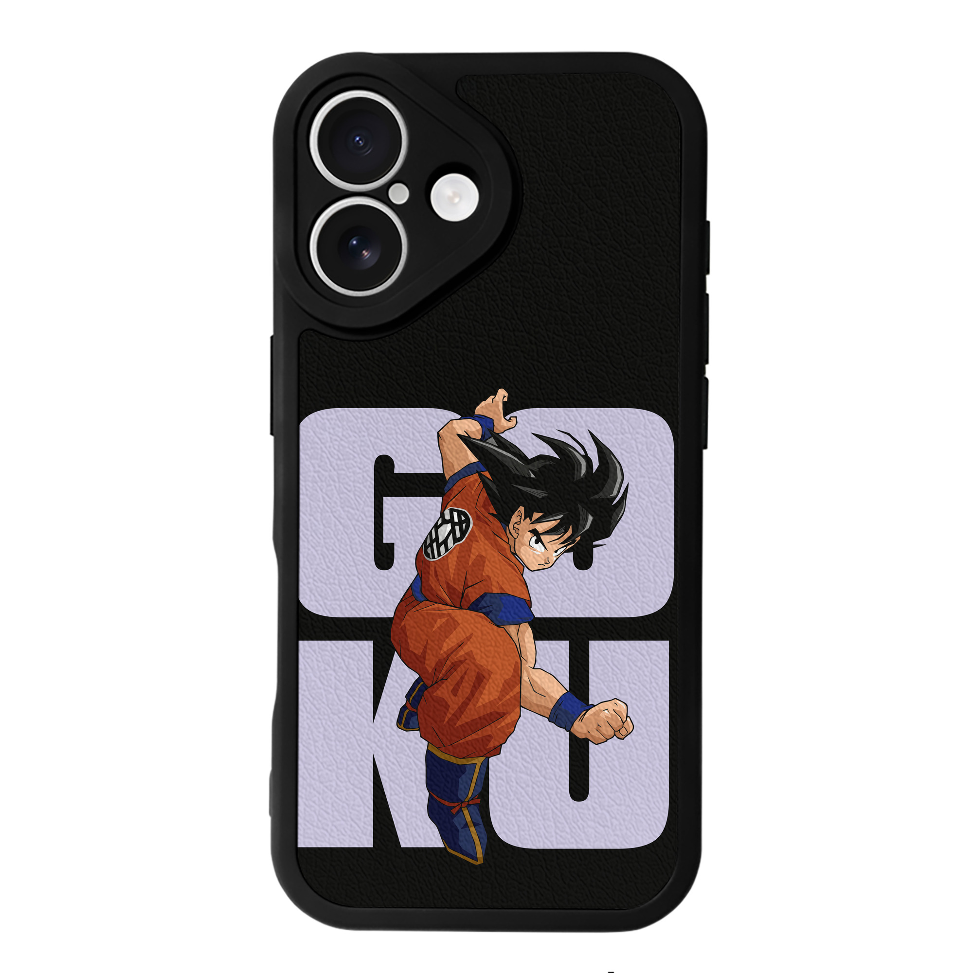 （画像用） ドラゴンボール 孫悟空（そん ごくう）Son Goku カカロット DRAGON BALL Kakarotto 【iPhone 16シリーズ対応】シリコンスマホケース（レザー調） 材質：シリコン